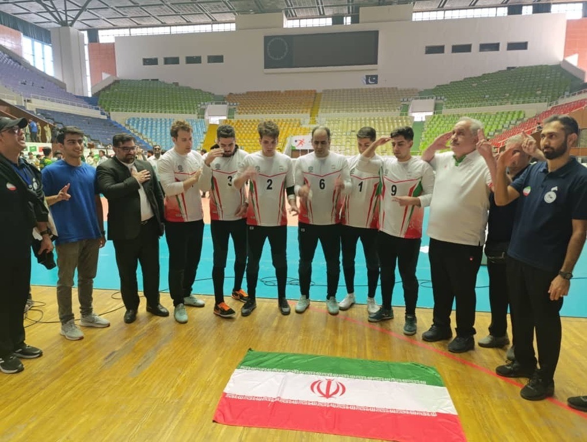 ملی پوشان گلبال ایران بر بام آسیا